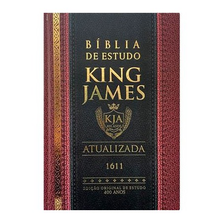 Bíblia de Estudo King James Atualizada | Hipergigante | Full Collor | Capa Dura